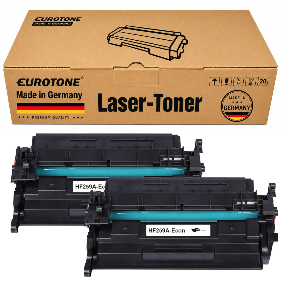 2x Eurotone Toner – für HP CF259A – Schwarz – Produktbild 13