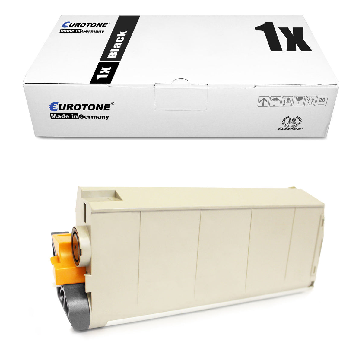 1x Alternativer Toner für OKI 46507616 Schwarz