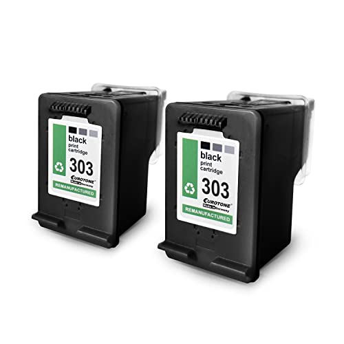 2x E.T. Tintenpatrone – für HP 303XL – Schwarz