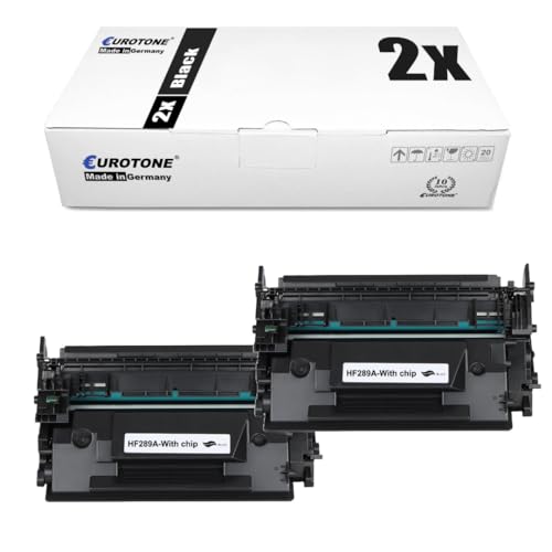 2x Eurotone Chip – für HP CF289A – Schwarz
