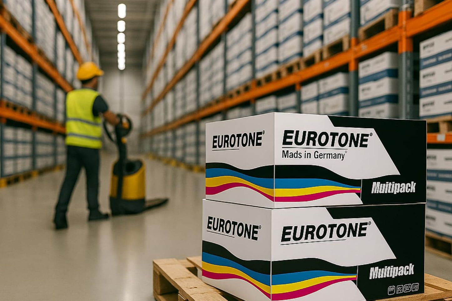 10x Eurotone Nachfülltoner mit Chip – für Kyocera TK-715 – Schwarz – Produktbild 7
