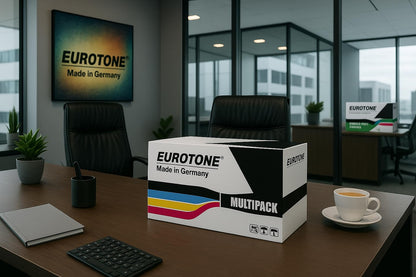 10x Eurotone Nachfülltoner mit Chip – für Kyocera TK-715 – Schwarz – Produktbild 10