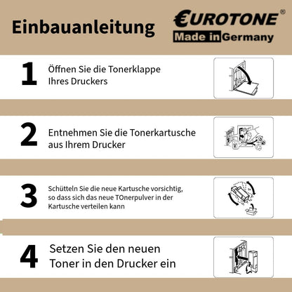 10x Eurotone Nachfülltoner mit Chip – für Samsung MLTD2092L – Schwarz – Produktbild 8