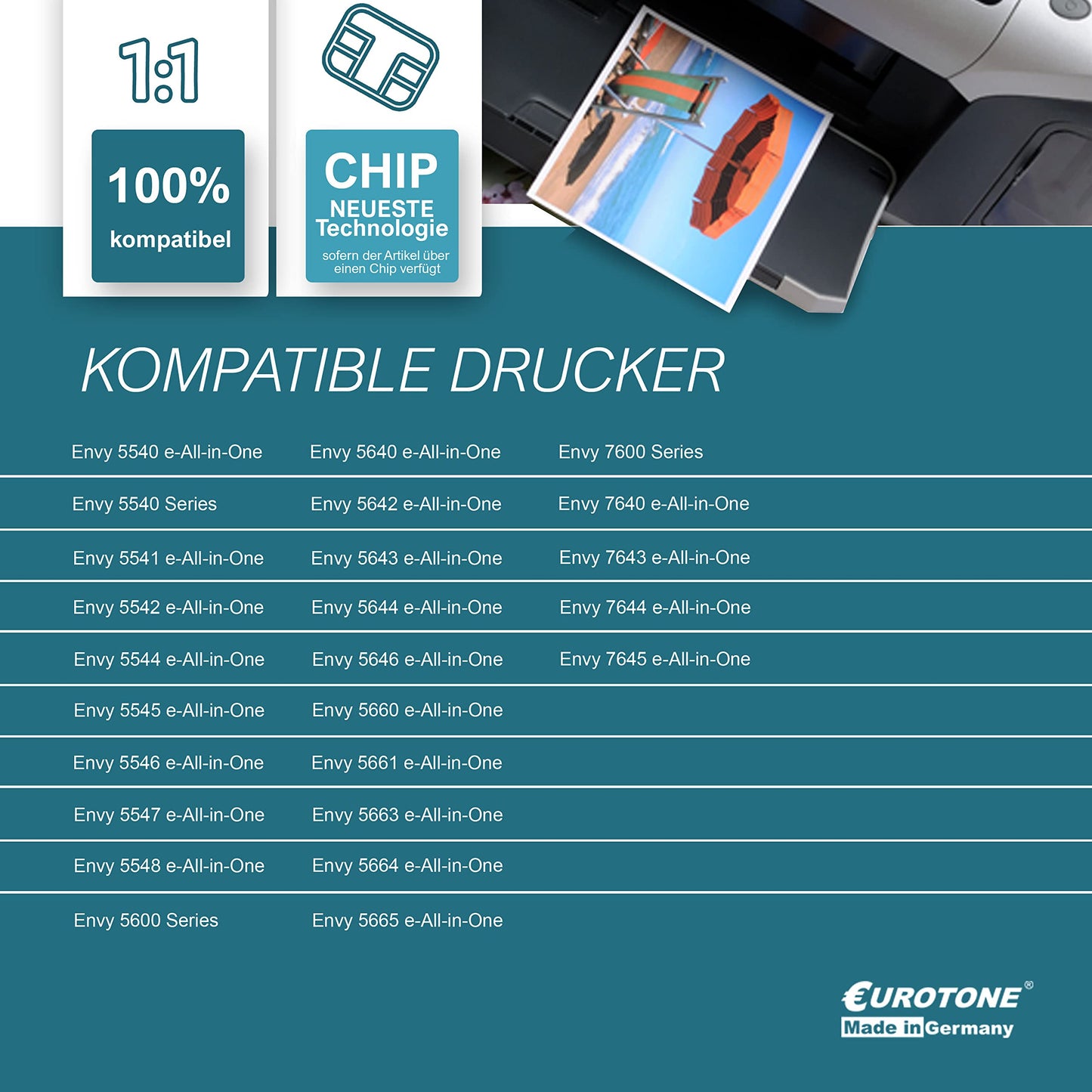 Eurotone Tintenpatrone – für HP 202C – Cyan/Magenta/Gelb – Produktbild 11