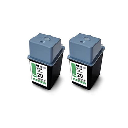 2x Eurotone Tintenpatrone – für HP 29XL – Schwarz