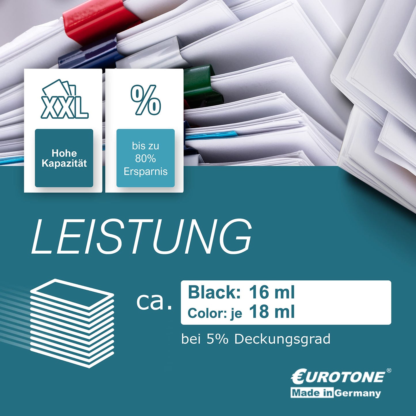 6x Eurotone Tintenpatrone – für HP 460C – Schwarz/Cyan/Magenta/Gelb – Produktbild 12