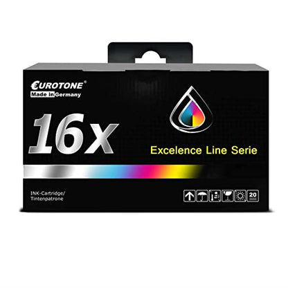 16x Eurotone Tintenpatrone – für HP 950XL – Schwarz/Cyan/Magenta/Gelb