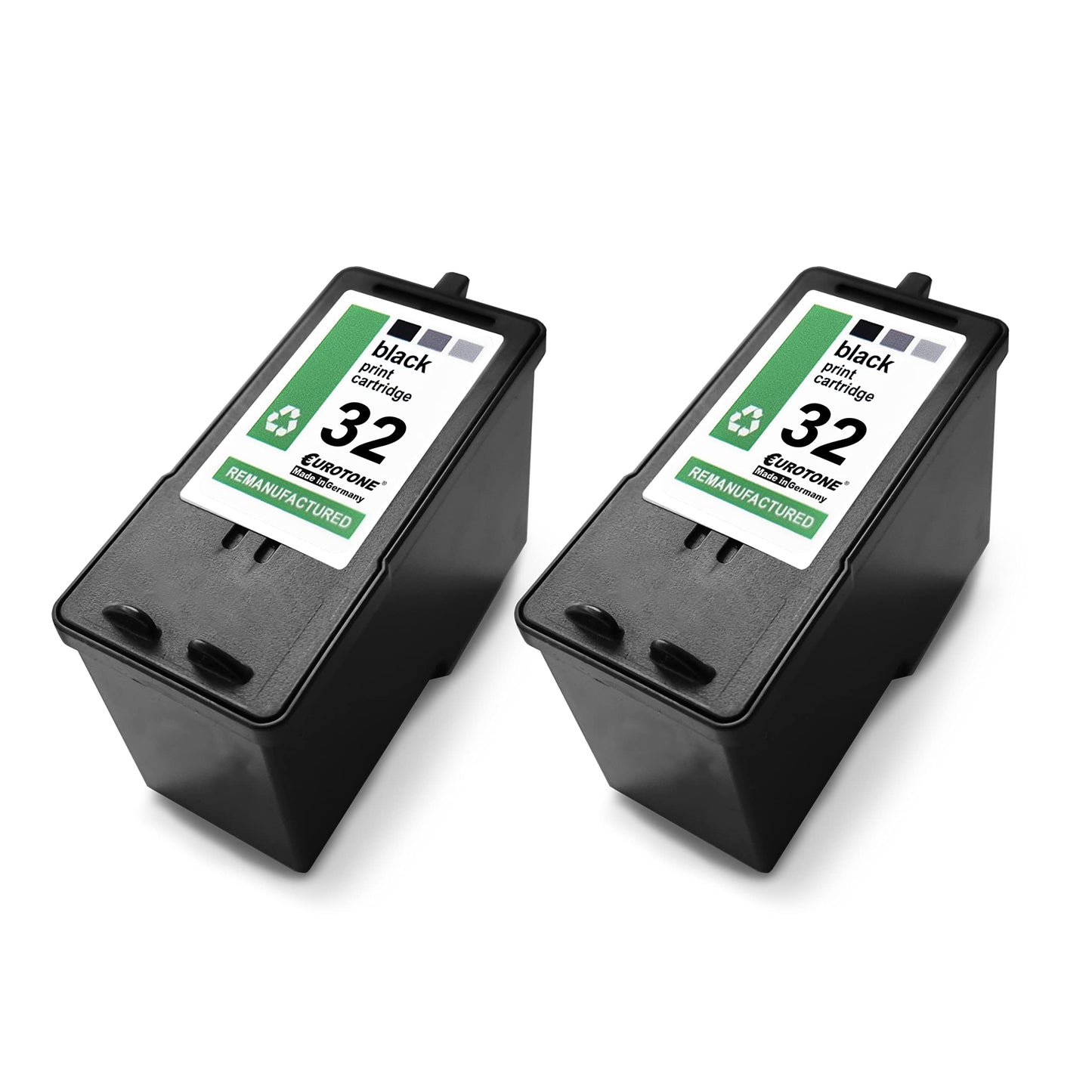 2x Eurotone Tintenpatrone – für Lexmark 32XL – Schwarz – Produktbild 12