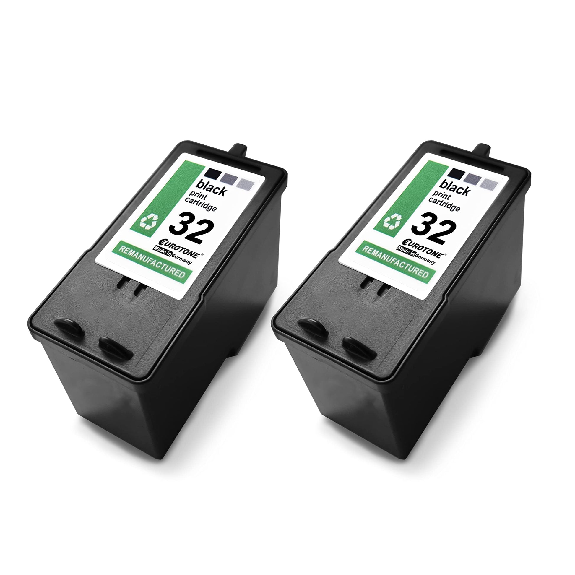 2x Eurotone Tintenpatrone – für Lexmark 32XL – Schwarz – Produktbild 12
