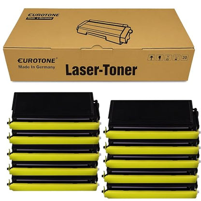 10x Eurotone Toner – für Brother TN-3060 – Schwarz