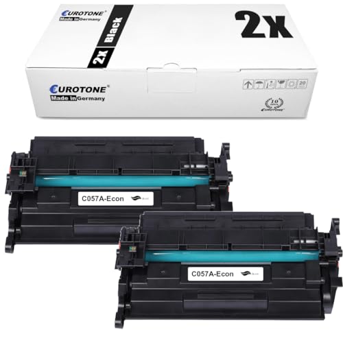 2x Eurotone Toner – für Canon CRG057H – Schwarz