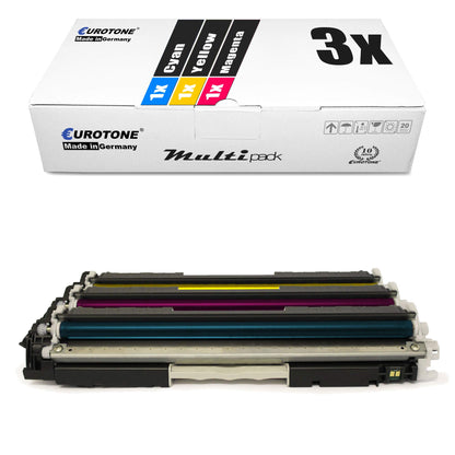 3x Eurotone Toner – für HP CE311A – Cyan/Magenta/Gelb – Produktbild 13