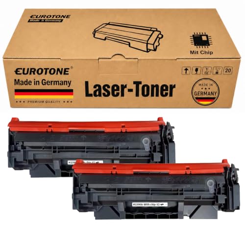 2x Eurotone Toner – für HP W1390A – Schwarz