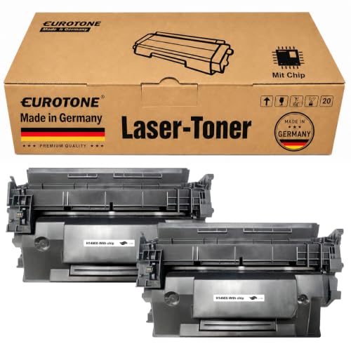 2x Eurotone Toner – für HP W1490X – Schwarz