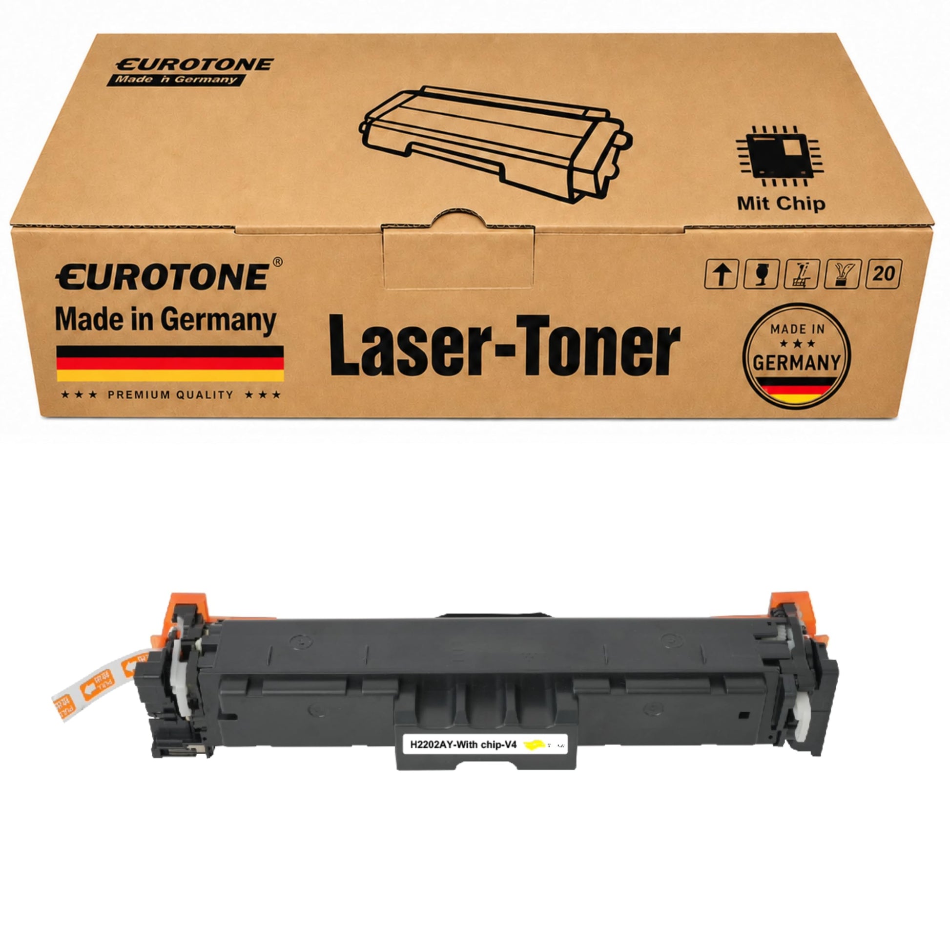 Eurotone Toner – für HP W2202A – Gelb – Produktbild 13