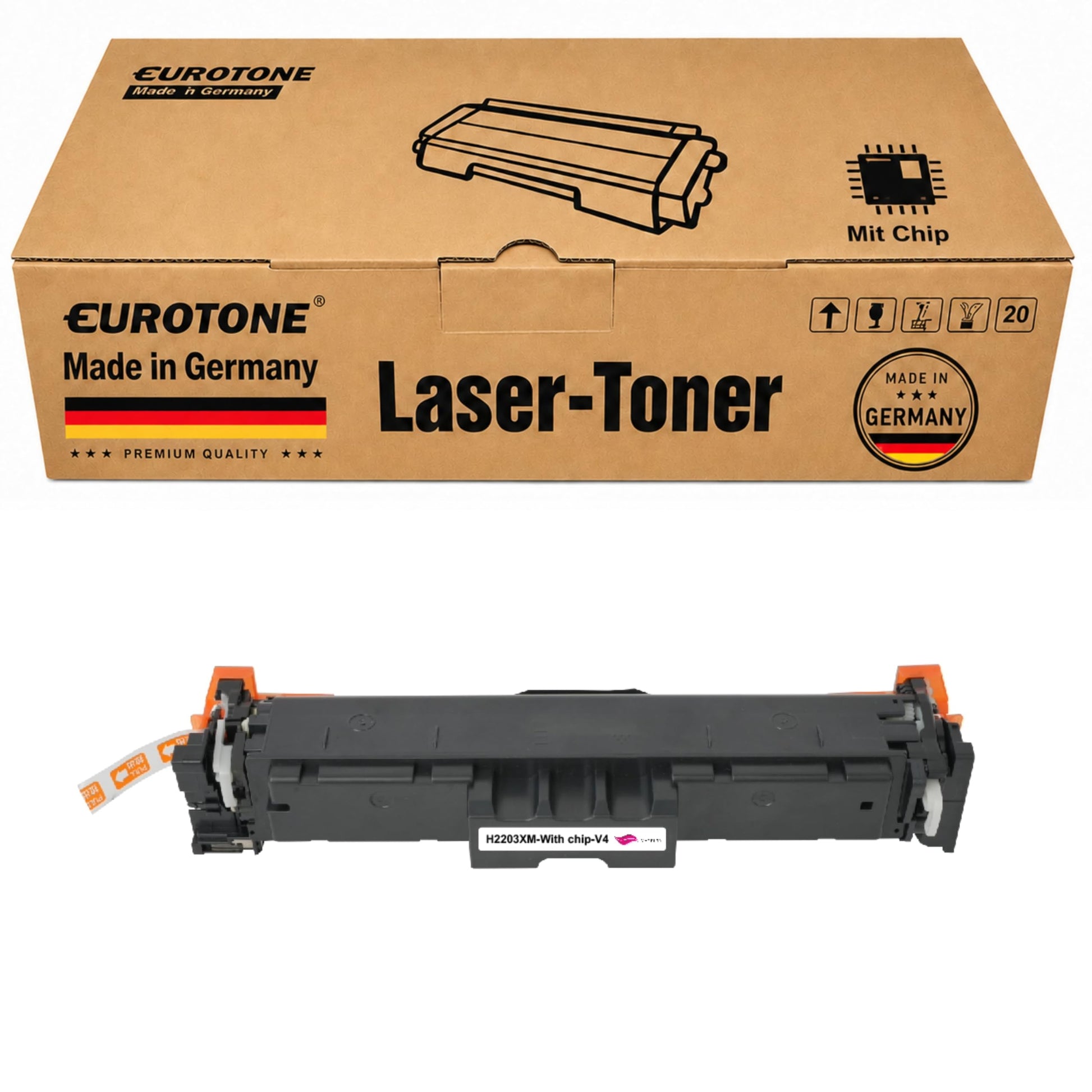 Eurotone Toner – für HP W2203X – Magenta – Produktbild 13