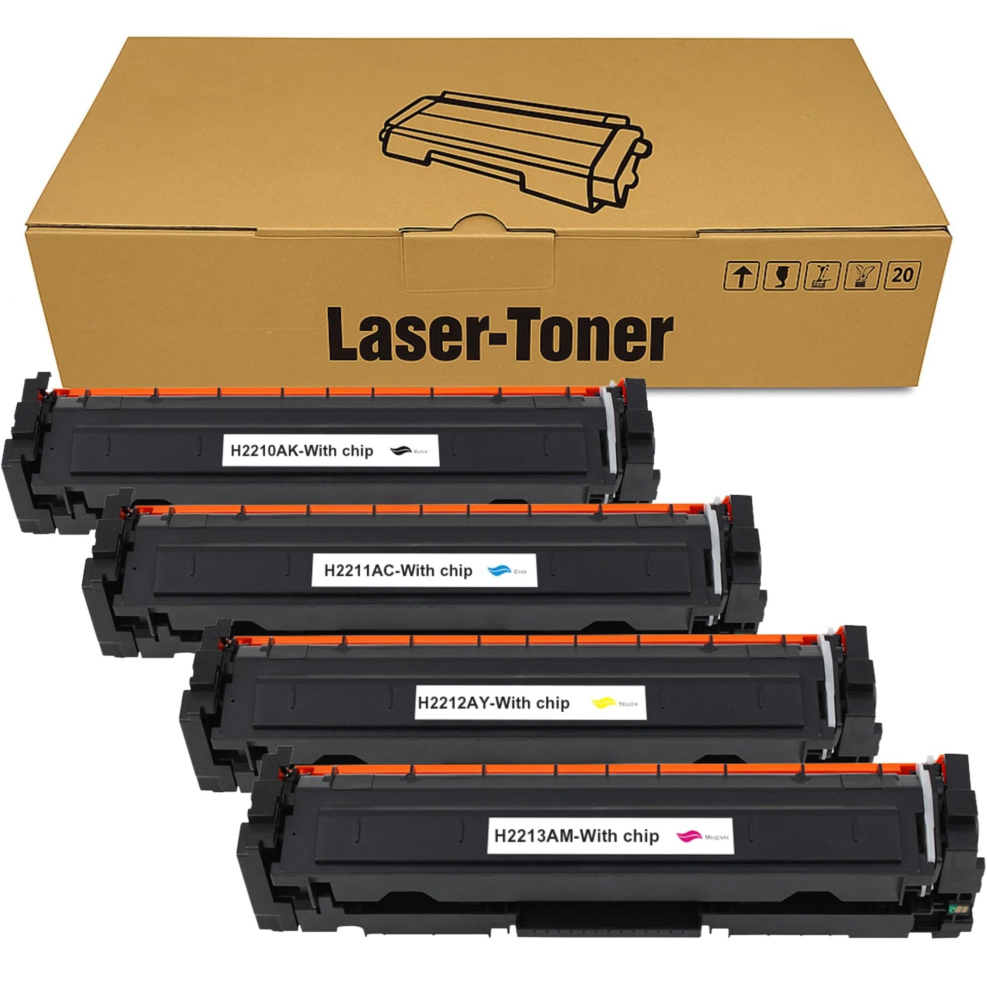 Eurotone Toner – für HP W2210 – Schwarz/Cyan/Magenta/Gelb – Produktbild 12