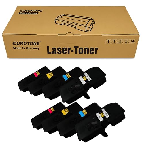 8x Eurotone Toner – für Kyocera MA2101CFX