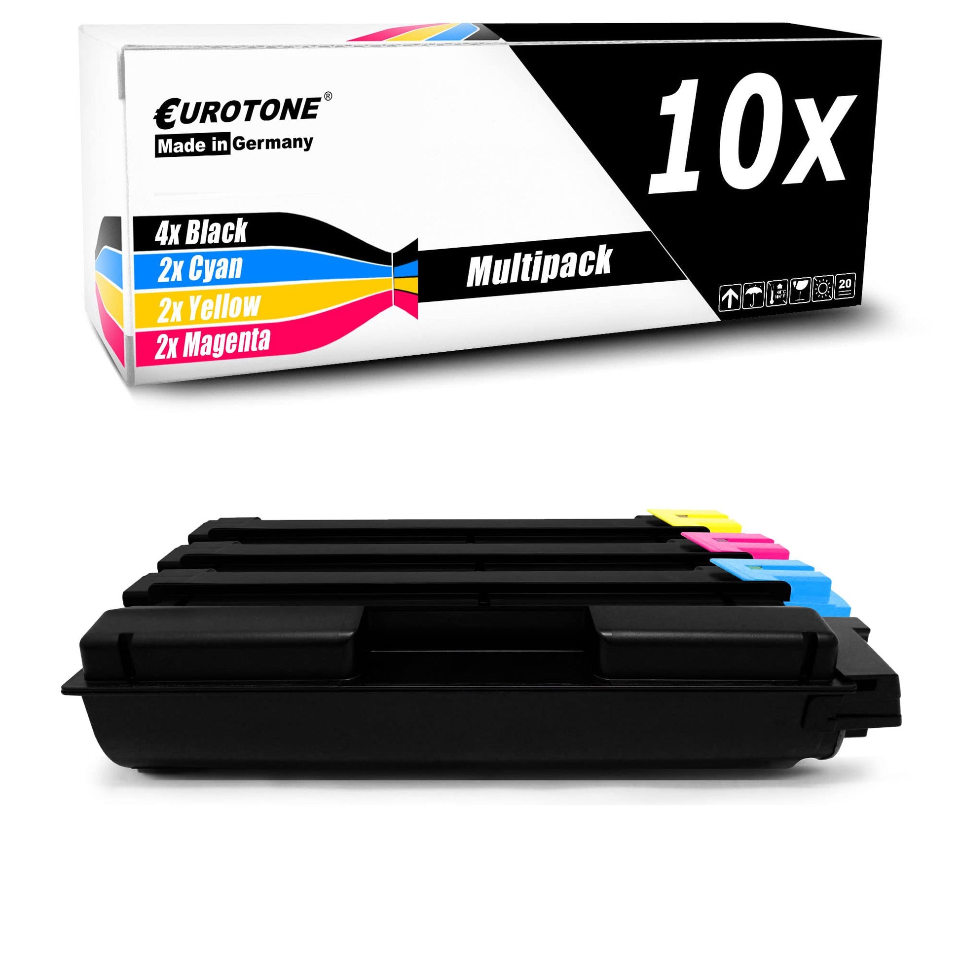10x Eurotone Toner – für Kyocera TK-5270 – Schwarz/Cyan/Magenta/Gelb – Produktbild 14
