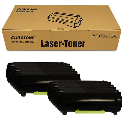 10x Eurotone Toner – für Lexmark 51B2000 – Schwarz – Produktbild 11