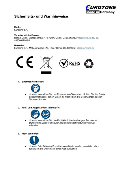 Eurotone Toner – für Xerox 006R01265 – Cyan – Produktbild 6