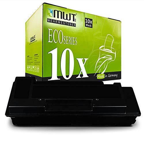 10x Kraft Office Supplies Toner – für Kyocera TK-1130 – Schwarz
