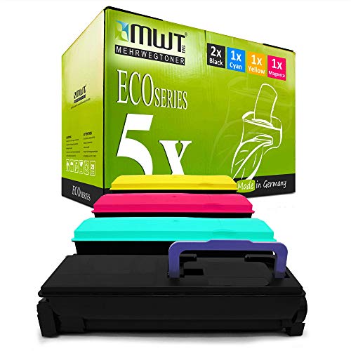 5x Kraft Office Supplies Toner – für Kyocera TK-550 – Schwarz/Cyan/Magenta/Gelb