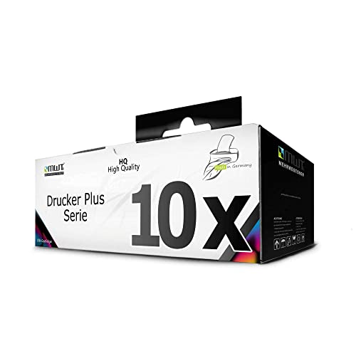 10x Mehrwegtoner Tintenpatrone – für Canon CLI551 – Schwarz/Cyan/Magenta/Gelb