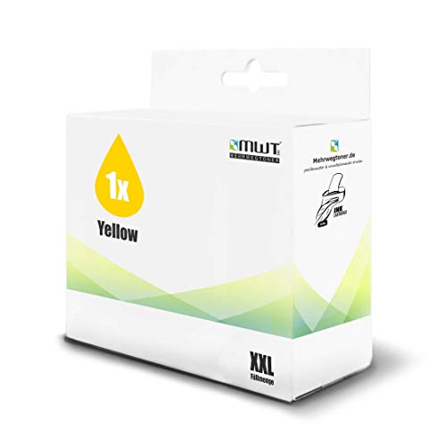 Cartouche d'encre toner réutilisable – pour Canon CLI571 – Jaune