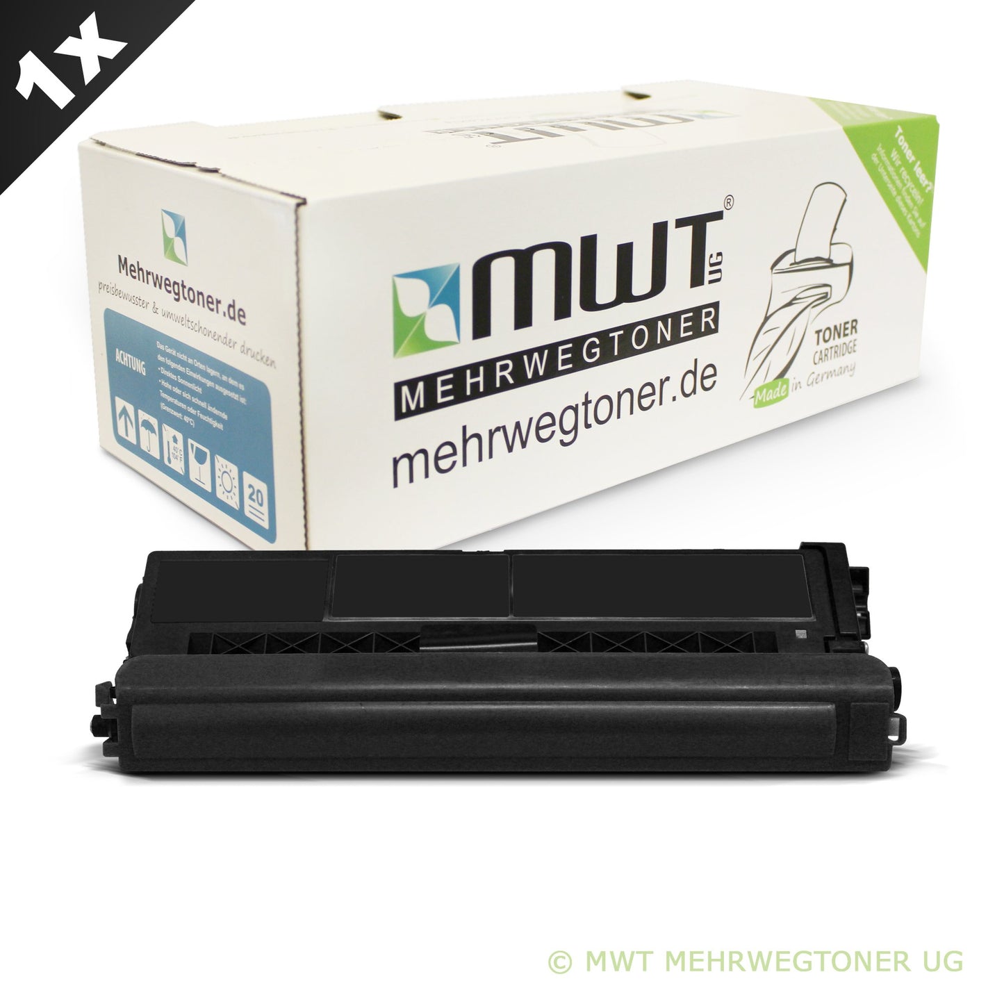 Mehrwegtoner Toner – für Brother TN-320 – Schwarz – Produktbild 2