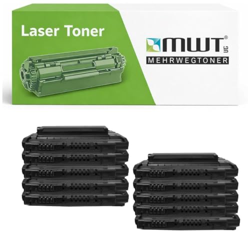 10x Mehrwegtoner Toner – für Xerox 013R00625 – Schwarz