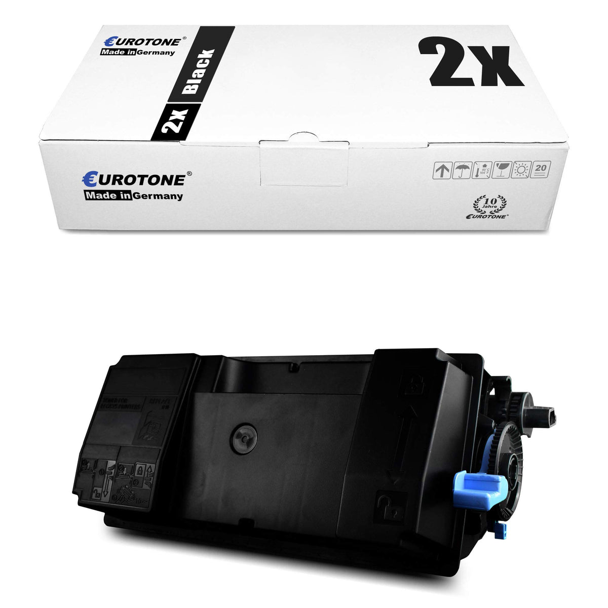 2x Müller Printware Toner – für Kyocera TK-60 – Schwarz – Produktbild 13