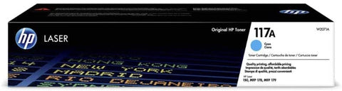 1x Originaler Toner HP W2071A Blau Cyan 117A freeshipping - Eurotone
