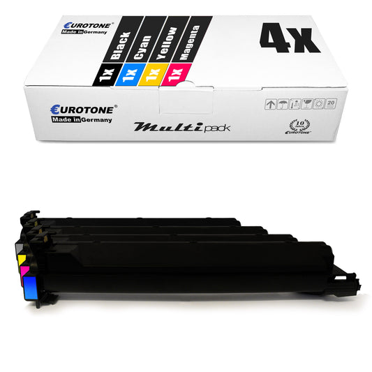 4x Alternative Toner für Konica Minolta TN-210: TN-210K 8938-509 Schwarz + TN-210C 8938-512 Cyan + TN-210M 8938-511 Magenta + TN-210Y 8938-510 Gelb
