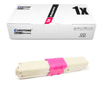 1x toner alternatif pour OKI 46508710 magenta