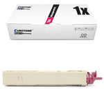 1x toner alternatif pour OKI 43459330 magenta