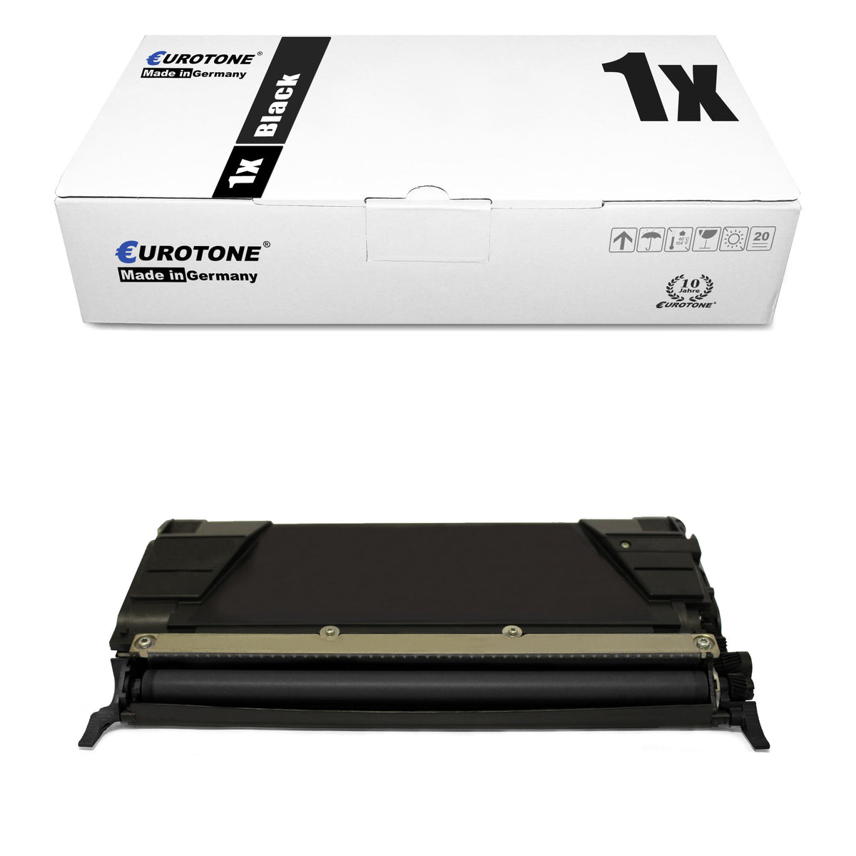 1x Alternative toner for Lexmark 0C736H2KG Black
