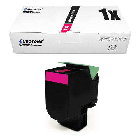 1x Alternativer Toner für Lexmark C544X2MG Rot Magenta