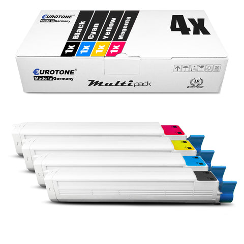 4x Alternative Toner für Xerox 106R01077 106R01078 106R01080 106R01079: Schwarz + Cyan + Magenta + Gelb