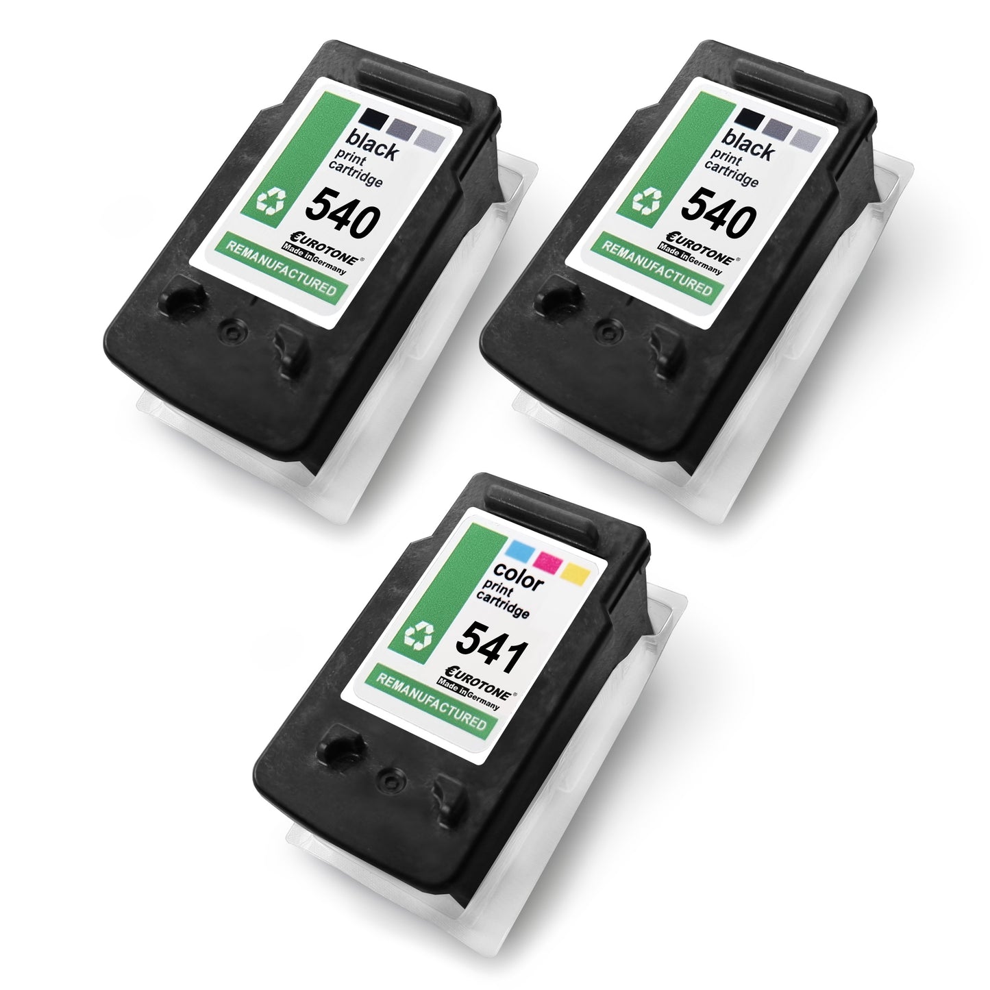 3x alternative ink cartridges for Canon PG540XL CL541XL 5225B006: 5226B005 Color + 2x 5222B005 black