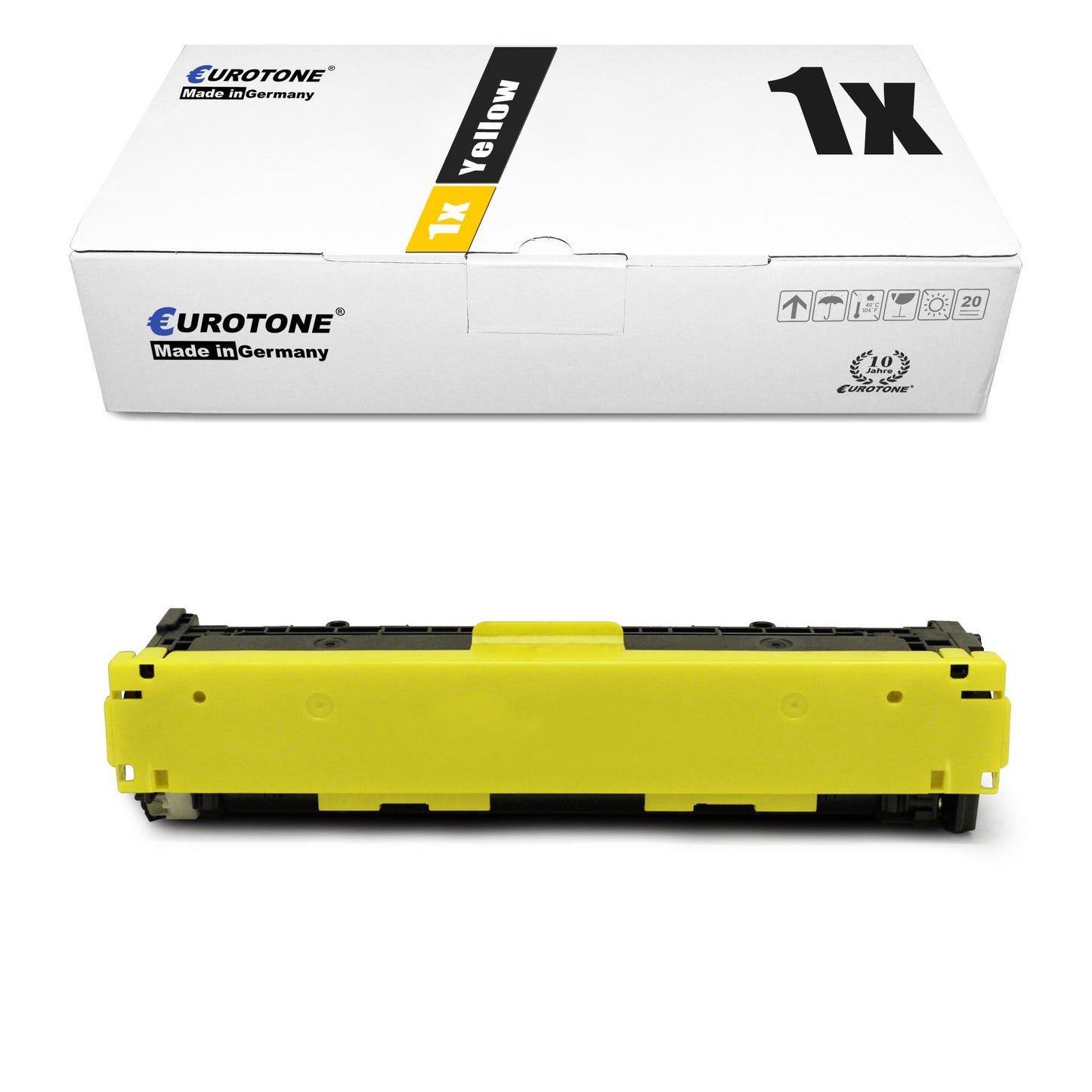 1x tóner alternativo para Canon 045H Y 1243 C 002 amarillo
