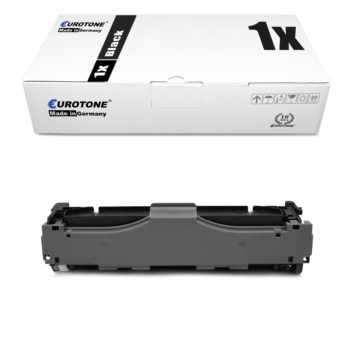 1x tóner alternativo para Canon 718BK 2662B002 negro