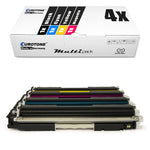 4x alternatieve toners voor HP CF350A-53A 130A: zwart + CF351A cyaan + CF353A magenta + CF352A geel