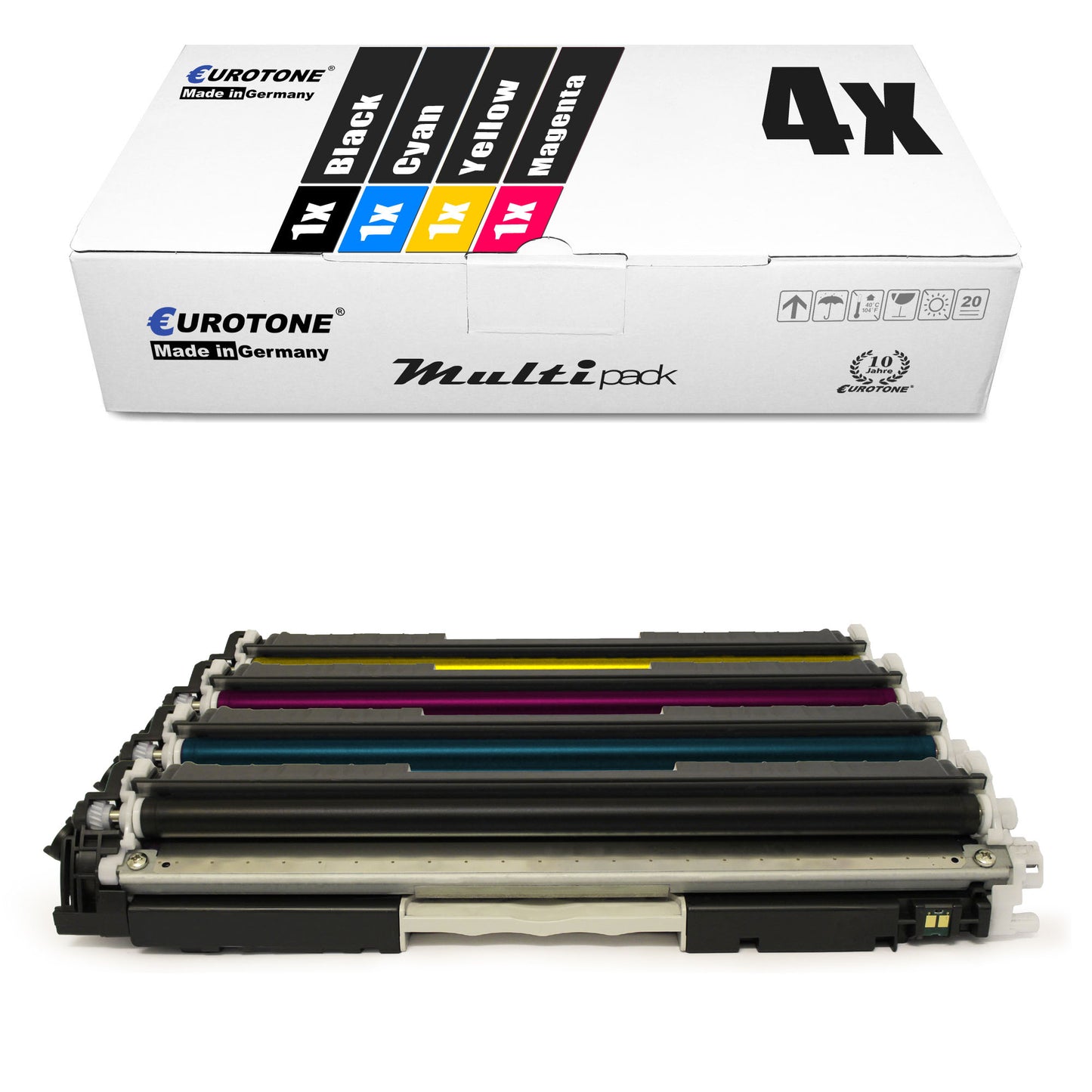 4x alternative toners for Canon 729: 729BK 4370B002 black + 729C 4369B002 cyan + 729M 4368B002 magenta + 729Y 4367B002 yellow