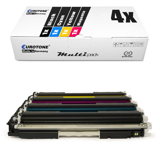 4x tóners alternativos para Canon 729: 729BK 4370B002 negro + 729C 4369B002 cian + 729M 4368B002 magenta + 729Y 4367B002 amarillo