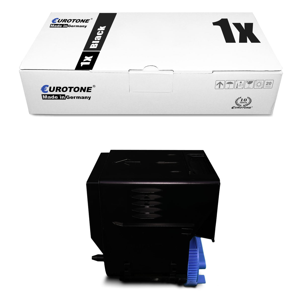 1x tóner alternativo para Canon 0452B002 C-EXV 21 BK negro