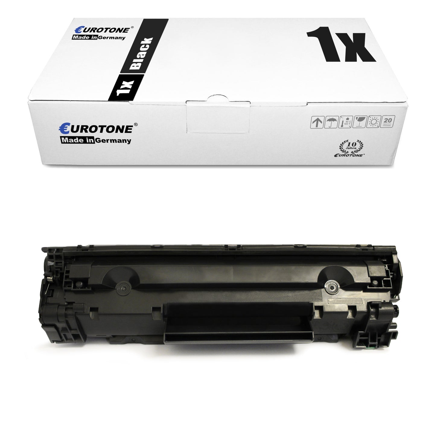 1x tóner alternativo para Canon 3500B002 728 negro