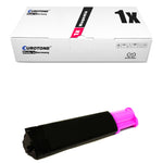 1x toner alternativo per Epson C13S050317 rosso magenta