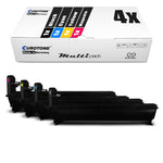 4x Alternative Toner für OKI 44844408 Schwarz + 44844407 Cyan + 44844406 Magenta + 44844405 Gelb freeshipping - Eurotone