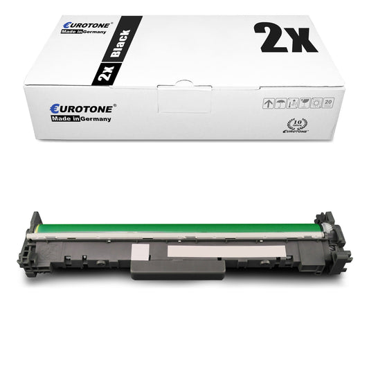 2x Alternative Bildtrommeln für HP CF219A 19A Schwarz